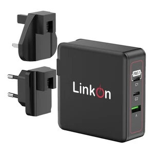 Ganius 140W PD3.1 Wall Charger GaN Tech with 140W/100W USB-C and 20W QC3.0 US... - Picture 1 of 6