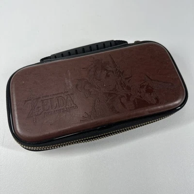 Legend of Zelda Breath of the Wild Nintendo Switch Brown "Leather" Carrying Case - Image 1 of 4