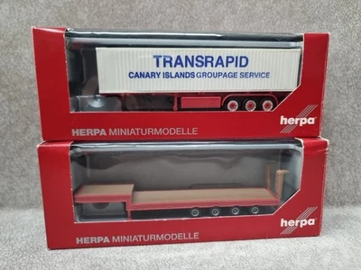 HERPA HO / 1:87 JOB LOT OF TRUCK TRAILERS. - Image 1 of 3