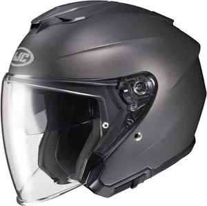 HJC i30 Men's Street Motorcycle Helmet - Semi Flat Titanium MD - Picture 1 of 1