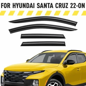 Deflectores de ventana lateral protectores de lluvia para Hyundai Santa Cruz 2022-2025 - Imagen 1 de 9