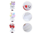  3 Pcs Balloon Ornament Gift Valentine Party Favor Table Stand Wedding