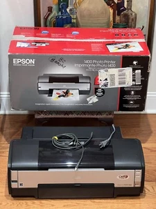 Epson Stylus Photo 1400 Wide Format Printer Powers On - Picture 1 of 23