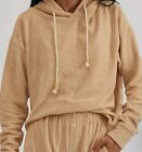 Donni Terry Gem Hoodie,Color Latte,Long Sleeves,Women?S Size S,New With Tags.