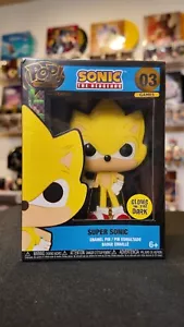 Funko Pop! Pin - Sonic The Hedgehog - Super Sonic - GLOW GITD - #013 Sellado Nuevo - Imagen 1 de 6