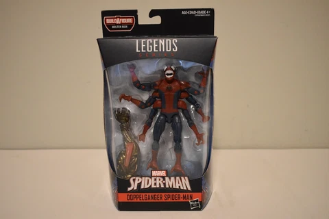 Marvel Legends Series Doppelganger Spider-man 6" Figure Retired Molten Man BAF Cover