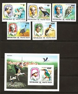 Burkina Faso Sc 368-9, C212-4, C15 NH Imperf. issue of 1995 - Birds - Schwitzer - Picture 1 of 1