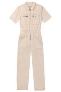 L. F. Markey "Danny" Ivory Long Sleeve Boilersuit Jumpsuit Size 12us/Uk16/FR44 - Picture 1 of 10