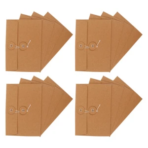 60 PCs Kraftpapier Umschläge Vintage -Umschläge Grußkarten Geschenkkartenhalter - Bild 1 von 12