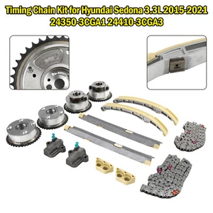 Timing Chain Kit Fit for Hyundai Sedona 3.3L 15~21 24350-3CGA1 24410-3CGA3 - Picture 1 of 17