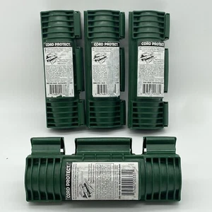 4x Cavo Torsione e Guarnizione Proteggi Cavo Prolunga Esterno Protezione Verde - Foto 1 di 10