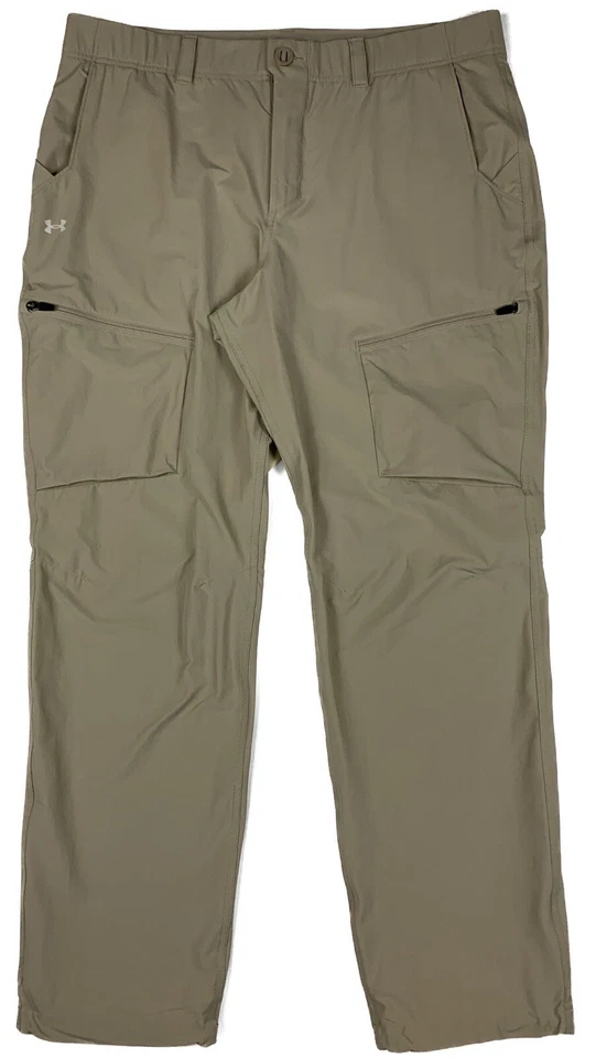 Pantalones cargo Under Armour Canyon ligeros elásticos para hombre 38 (38 X 31) beige Foto 1 de 4