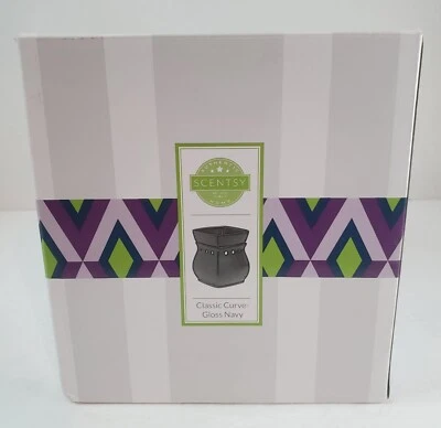 Calentador SCENTSY Classic Curve Brillo Azul Marino Retirado - LEER Foto 1 de 4