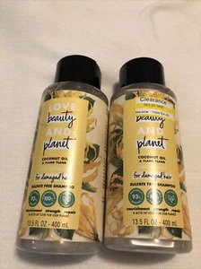 Lote de 2 champú Love Beauty & Planet aceite de coco y ylang ylang sin sulfato - Imagen 1 de 8