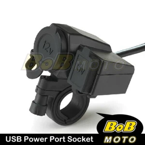 USB Cable Charger Power Port Water Resistant 1A 12V 1.5A For Ducati Motor Bike - Picture 1 of 2