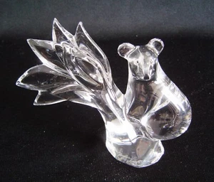 Permanently Retired Baccarat Koala Bear on tree Artist signed - Imagen 1 de 3