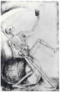 la MORT  - 4 OriginalLithographie v. Serge FRIEDBERGER 1930 - Picture 1 of 4