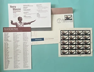 SCOTT#3839 HENRY MANCINI - FDC First Day Program Set Sheet 20/37¢ Stamps 2004 - Picture 1 of 4
