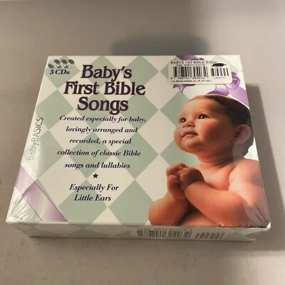 Babys First Bible Songs - 3 CD Set By Various Artists - NEW SEALED - Image 1 of 3