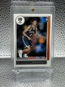 2021-22 Panini NBA Hoops Base Rookie Card RC #231 Cameron Thomas Brooklyn Nets - Picture 1 of 2
