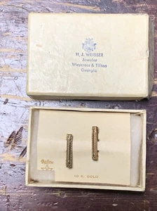 Raro antico set coppia spille lingerie oro 10K BALLOU EDOARDIANO ART DECO EPOCA CIB - Foto 1 di 24