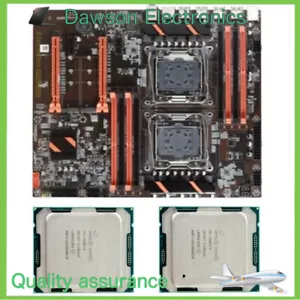X99 ATX Motherboard + 2x Intel Xeon E5-2680 V4 14-Core CPU Processor Combos - Picture 1 of 5