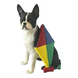 Danbury Mint Boston Terrier Miniature Figurine Kite - Picture 1 of 5