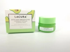 LACURA Avocado Bright Eyes Overnight Retinol Sleeping Mask 15ML NEW FAST FREE🚚 - Picture 1 of 3