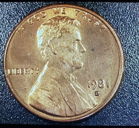 1981 D/D/D  BU penny DDO DDR very nice hard to find coin UNCIRCULATED Cover