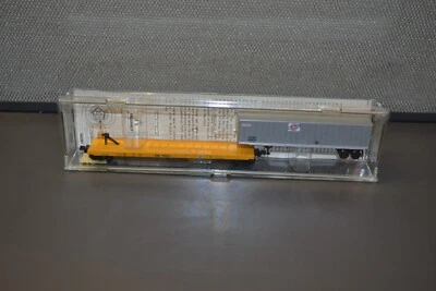 Coche plano Kadee escala N CNW con remolque Northwestern #780511 Foto 1 de 4