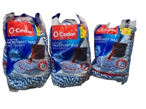 O Cedar MicroTwist Microfiber Twist Mop Refill Replacement 3 Pack Of Refills - Picture 1 of 5