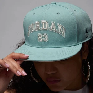 Nike Jordan 23 Mens Womens Unisex Pro Billed Cap Light Teal Size L/XL IF0443 309 - Picture 1 of 11