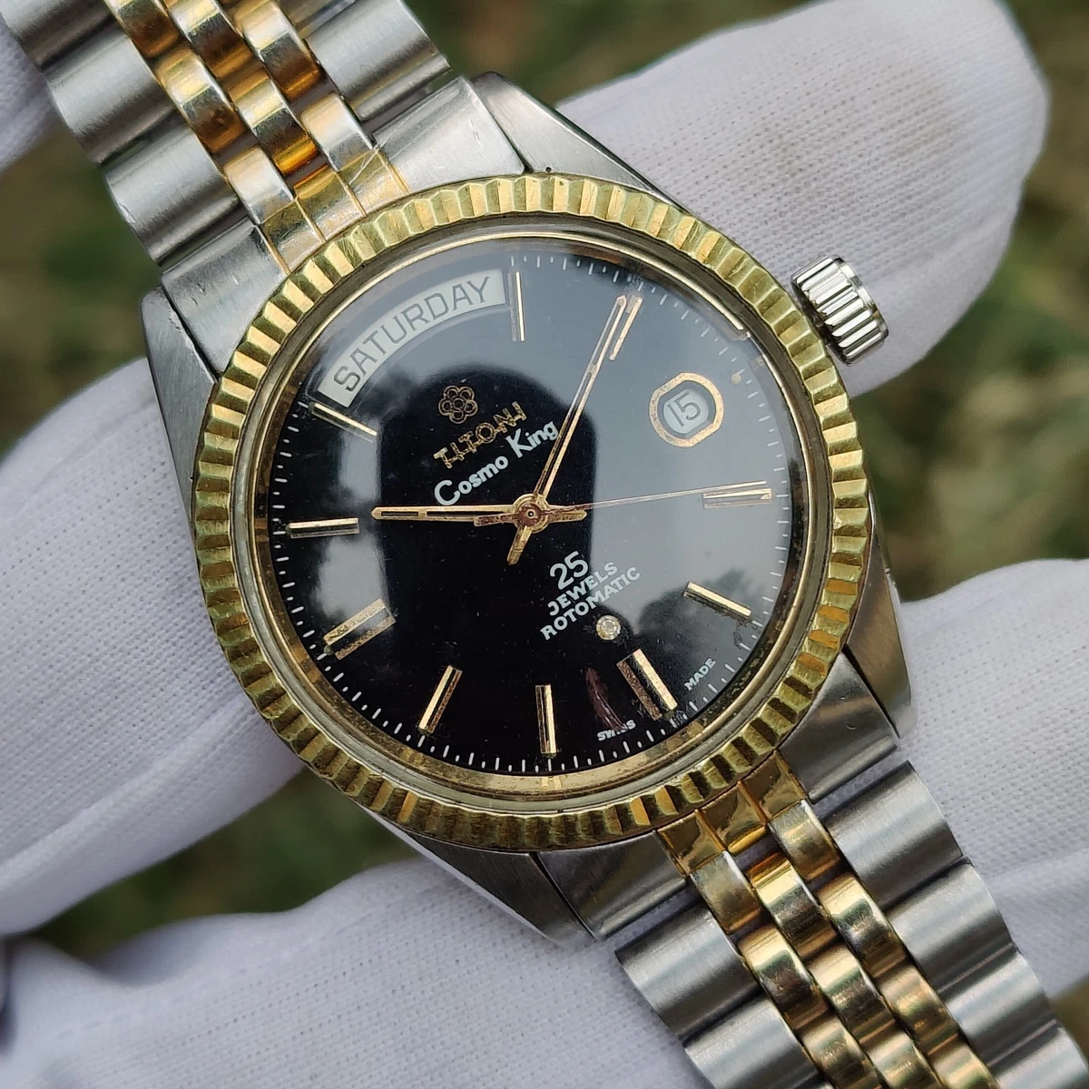 チトーニ ゴールド 自動巻 25石 ヴィンテージ 2本セット チトーニ ゴールド 自動巻 25石 ヴィンテージ 2本セット チトーニ