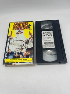 The Super Ninja (VHS, 1994) Goodtimes Alexander Lou Martial Arts KungFu Rare - Picture 1 of 10