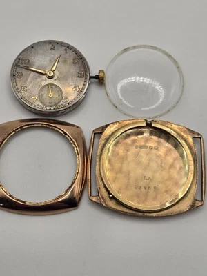 Винтажные золотые часы 9k прочитайте описание 5,8 грамма золота 9k - Изображение 1 из 4