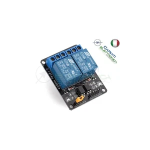 Board Modul 2 Relais 12V kompatibel mit Shield Arduino 2 Kanal 10A 250Vac - Bild 1 von 1