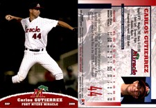 Carlos Gutierrez 2009 Grandstand Fort Myers Miracle #NNO Card *AutographDen*
