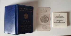 MINISTERO DEL TESORO FOLDER 500 LIRE ARGENTO MONDIALI MESSICO 1986 IPZS ZECCA - Imagen 1 de 3