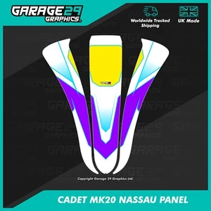 CADET MK20 KART NASSAU PANEL STICKER KIT - CYCLONE - COLOUR 2 - CUSTOMISABLE - Picture 1 of 3