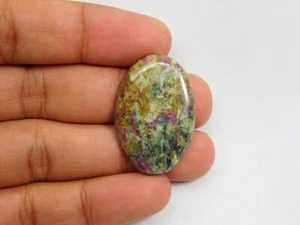 Rubí Sirena Cianita Piedra Preciosa Cabujón Natural Suelto Para Joyería 41 Cts. ME-4726 - Imagen 1 de 3