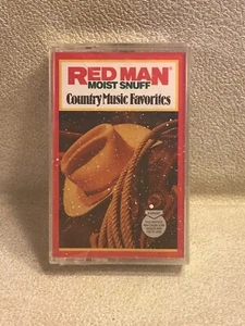 Red Man Moist Snuff, Country Music Favorites, Cassette-1991-Vintage-(NEW sealed) - Picture 1 of 3