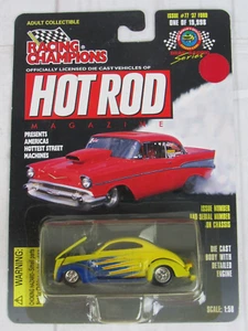 Racing Champions Hot Rod Magazine #77 1937 Ford Yellow - Picture 1 of 5