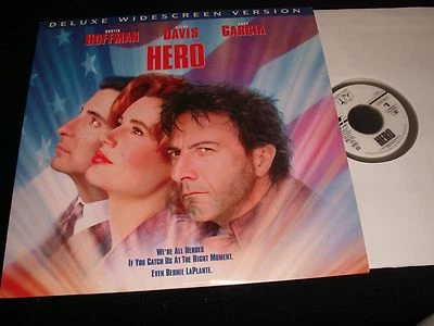 HÉROE ° DUSTIN HOFFMAN Y GEENA DAVIS °<>12" Laserdisc<> COLUMBIA 51566 Foto 1 de 2