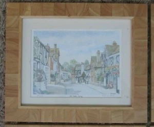 Old Oxstead, Surrey, LIMITED EDITION Print - Signed by PATRICIA HALL, 31 x 26 cm - Picture 1 of 7