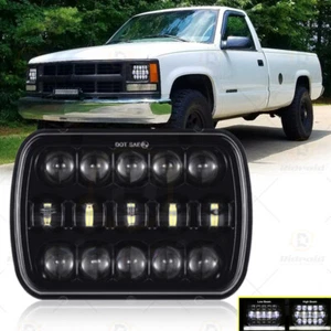 1PC 7x6" 5x7'' LED Headlight Hi/Low For Chevy C1500 C2500 C3500 Suburban Pickup - Foto 1 di 20