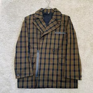 Yoko Sakamoto Checkered Nylon Jacket Made in Japan - Picture 1 of 10