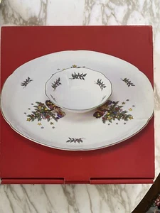 Nikko Happy Holidays Chip and Dip Set In Original Box. Made In Japan - Picture 1 of 5