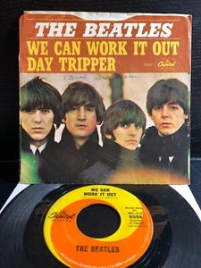The BEATLES We Can Work it Out / Day Tripper 1965 Capitol 5555 plays strong VG+ - Picture 1 of 3
