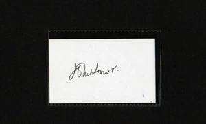 Carta indice autografo firmata a mano John Hurt Alien Harry Potter 5x3 certificato di autenticità - Foto 1 di 2
