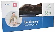 Isotoner Men's Memory Foam eco Comfort Slippers XXL 11-12 Dark Chocolate New Box